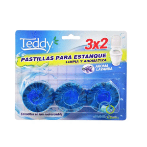 pastillas estanque teddy x3 uds.