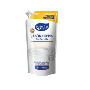 jabon liq ballerina crema piel sensible 450 ml