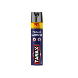 insectisida tanax pulgas y garrapatas 390 ml
