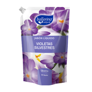 jabon liq ballerina violetas silvestres 650 ml